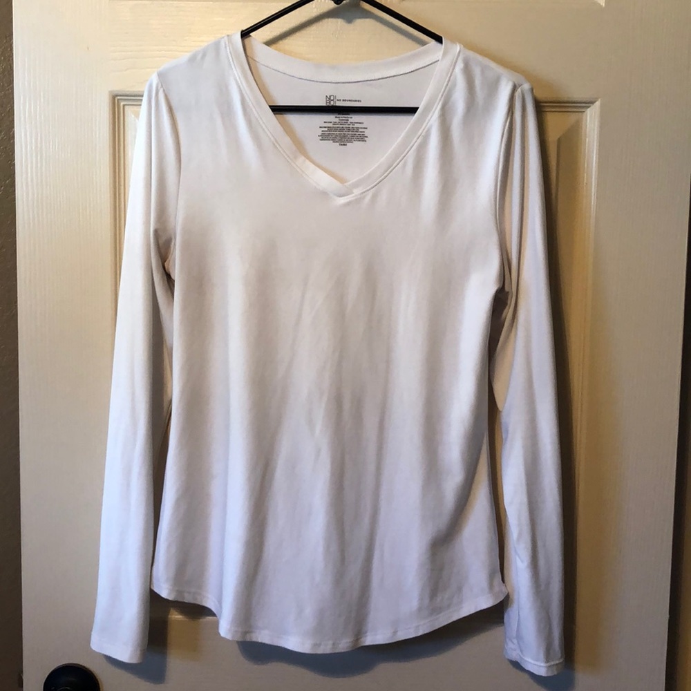 Long sleeve white shirt